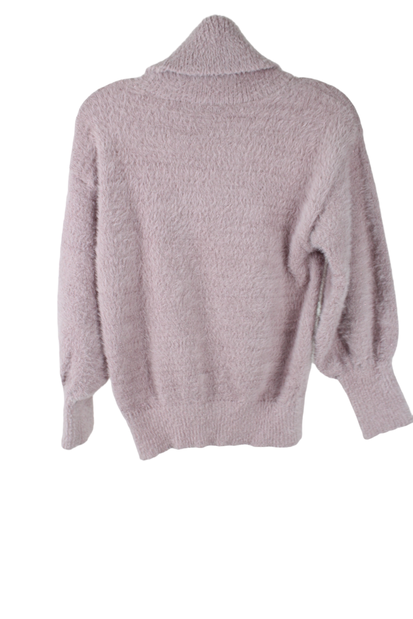Nine West Pink Shimmer Eyelash Sweater | XS