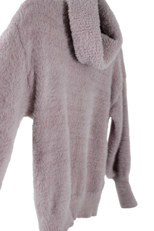 Nine West Pink Shimmer Eyelash Sweater | XS