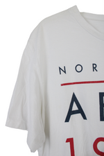 Aeropostale White Logo Tee | XL