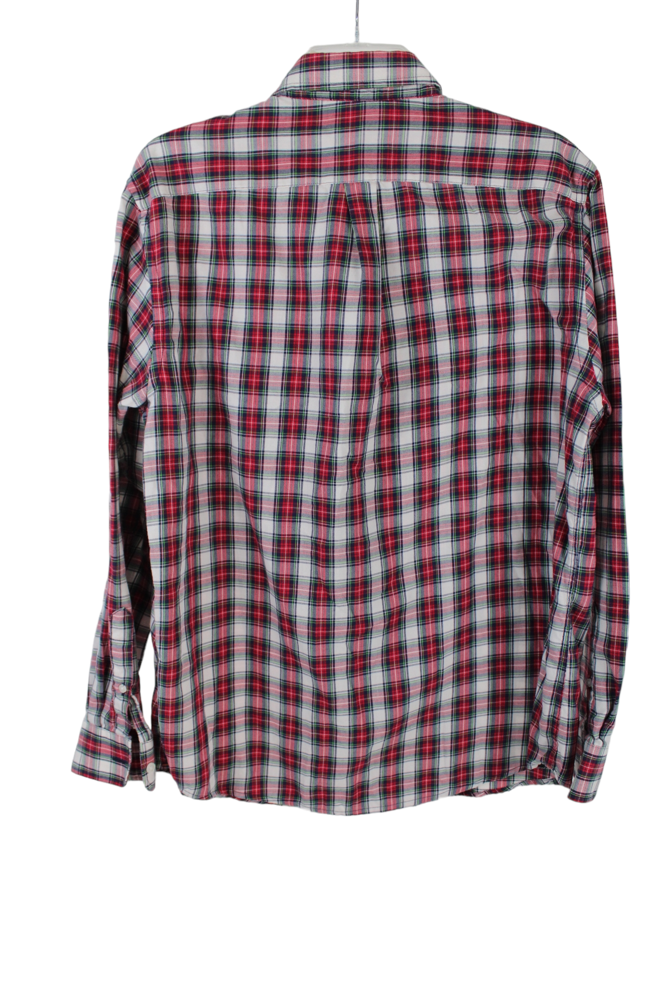 Dockers Red Plaid Classic Fit Button Down Shirt | L