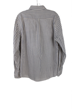 Dockers Classic Fit Black Tan Plaid Shirt | L