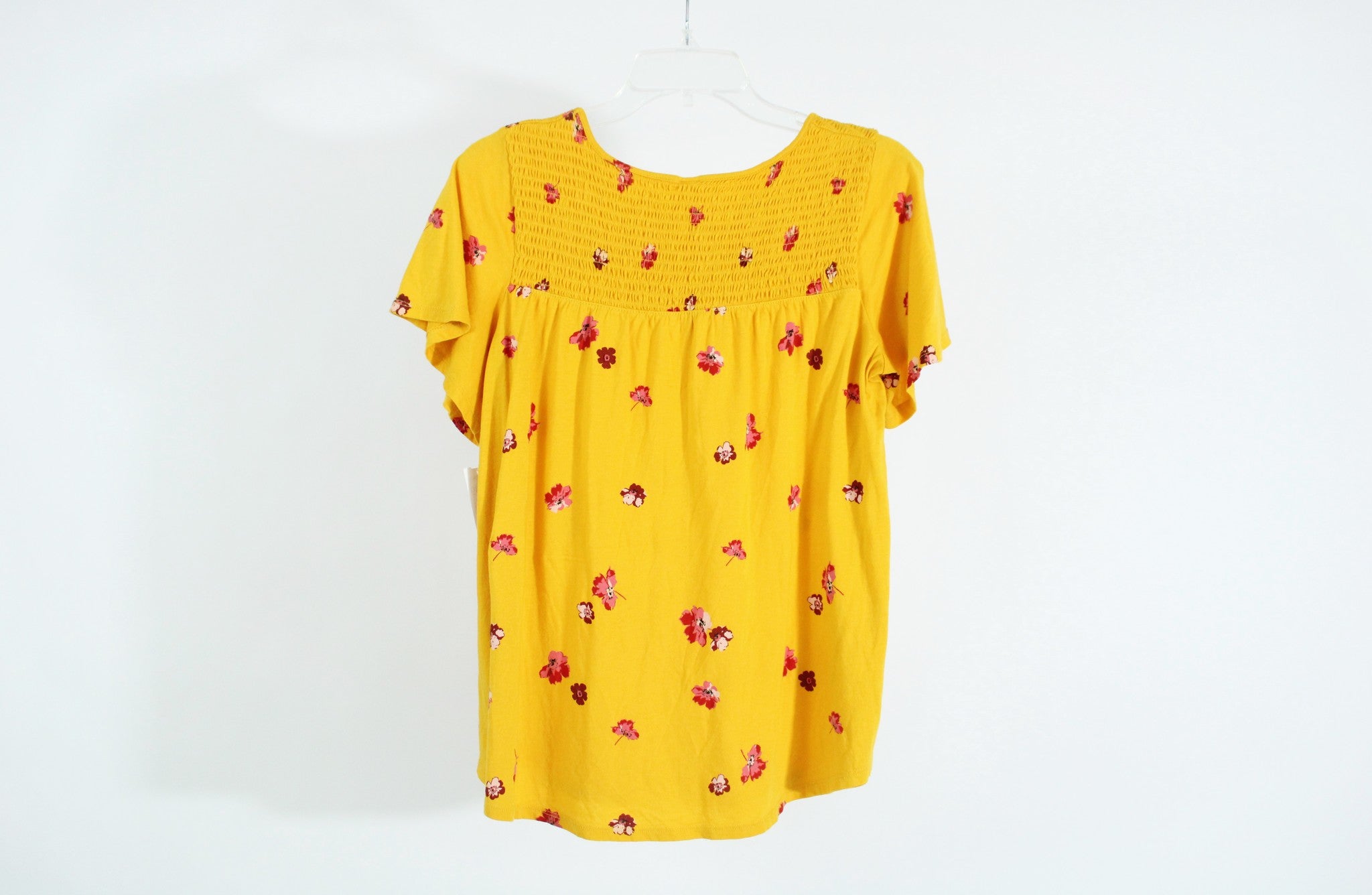 Old Navy Yellow Floral Top | Size XS